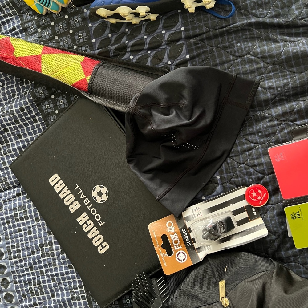 Soccer bag used bag bundle kit coach referee